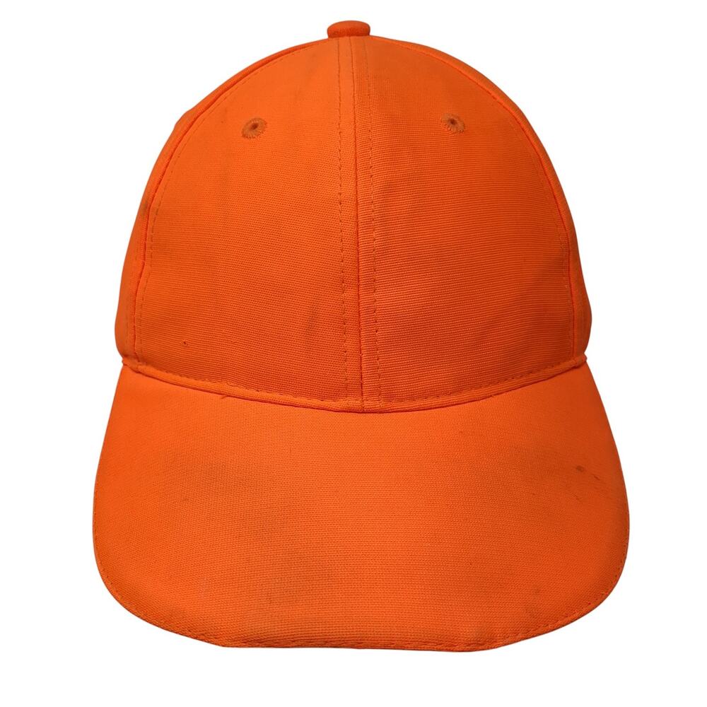 Paramount Outdoors Strapback Hat Orange Solid One Size Adjustable Blank